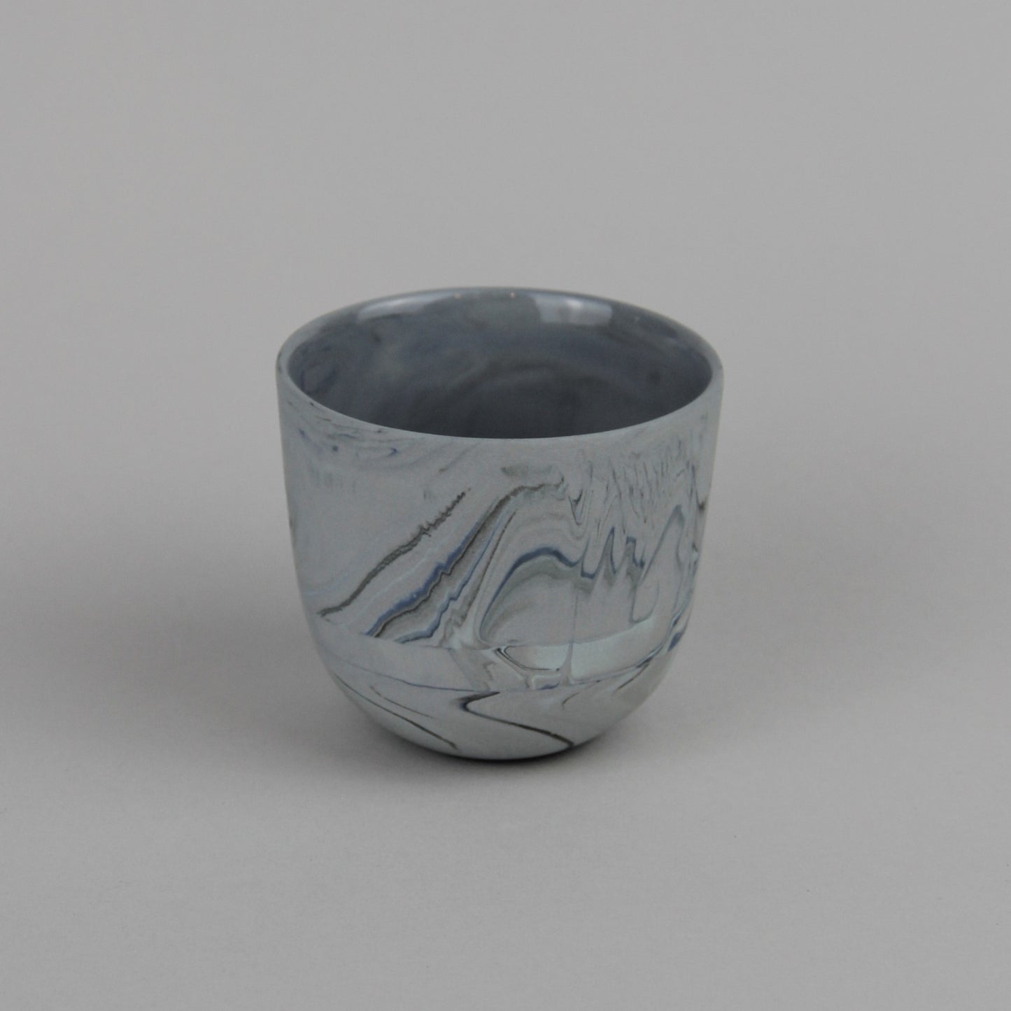 Grey Black Ceramic Cup