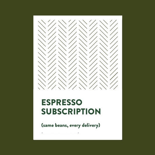 Espresso Coffee Subscription (SAME BEANS)