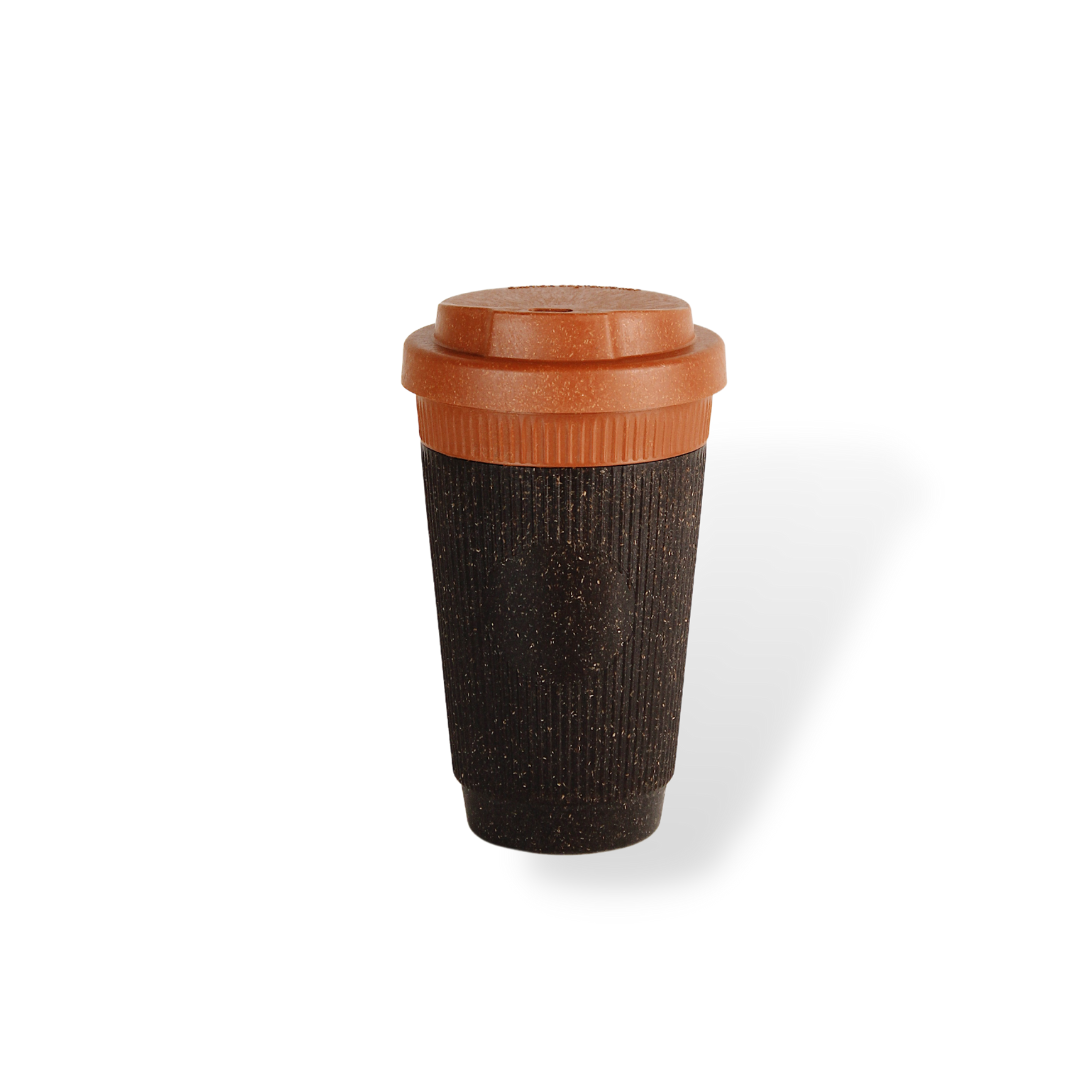 Kaffeform Refined 12oz Orange Brown Reusable Cup 