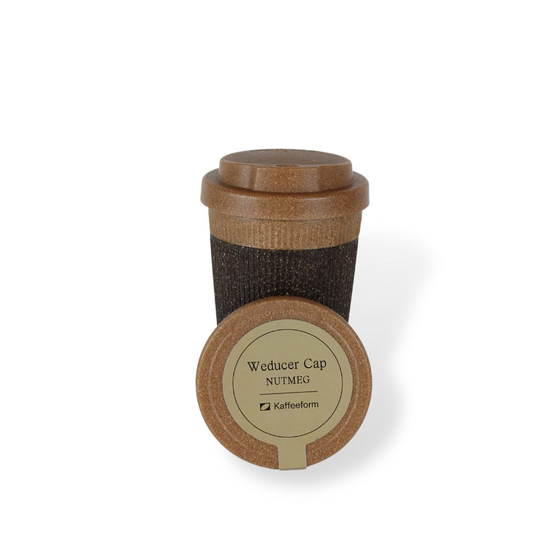 Kaffeform Refined Nutmeg 12oz Reusable Coffee Cup with Lid 